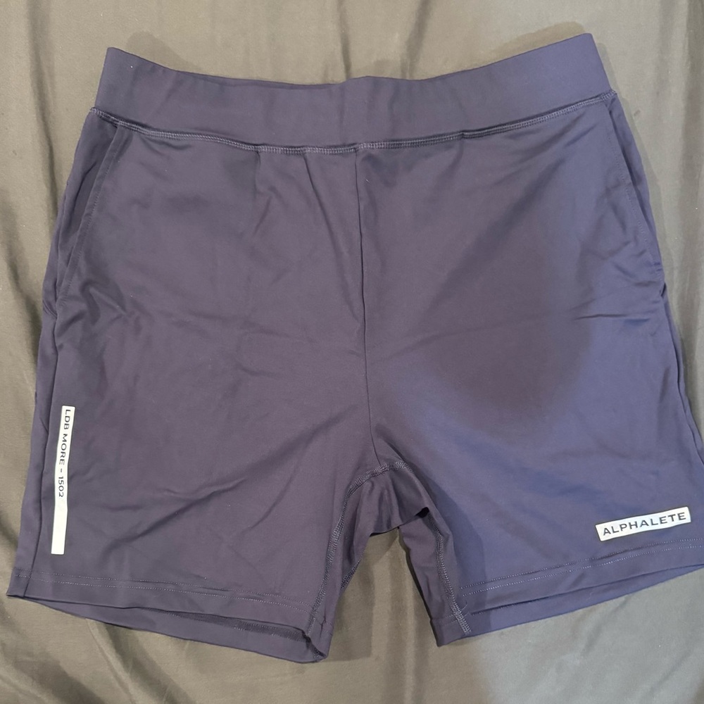 Alphalete Premium Pro-Elite Shorts - Tuxedo Blue